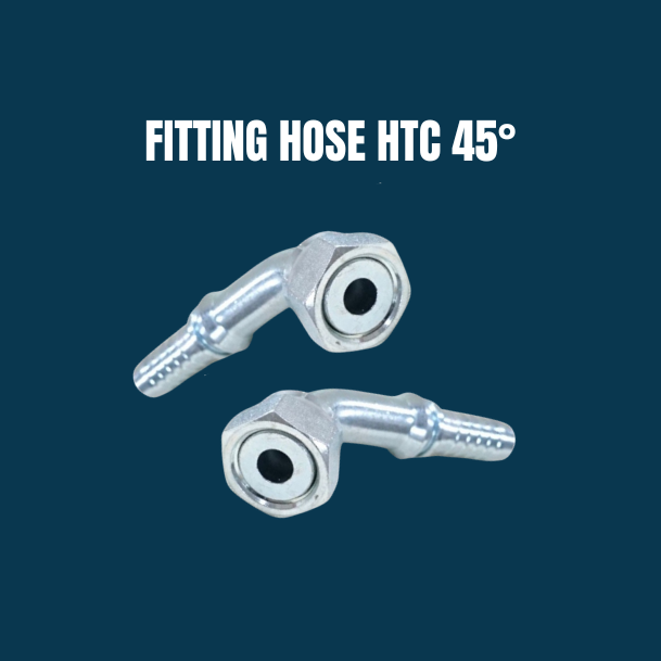FITTING HOSE 06-06 HTC 45°